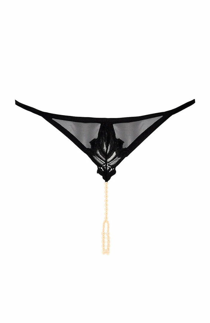 COAXcopenhagen.com G-string With Double Pearl String - London G-String LINGERIE