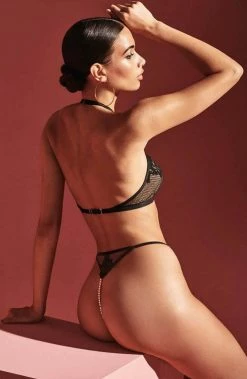 COAXcopenhagen.com G-string With Double Pearl String - London G-String LINGERIE