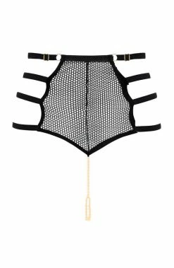 COAXcopenhagen.com High Waist Panty With Double Pearl String - London High Waist Brief LINGERIE