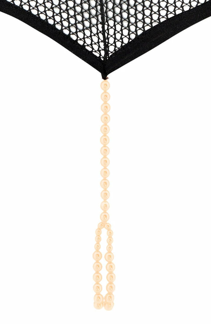 COAXcopenhagen.com High Waist Panty With Double Pearl String - London High Waist Brief LINGERIE