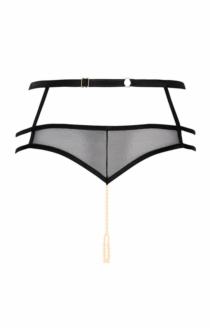 COAXcopenhagen.com Panty With Double Pearl String - London Panty LINGERIE