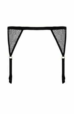 COAXcopenhagen.com LINGERIE Black Garter Belt - London Suspender
