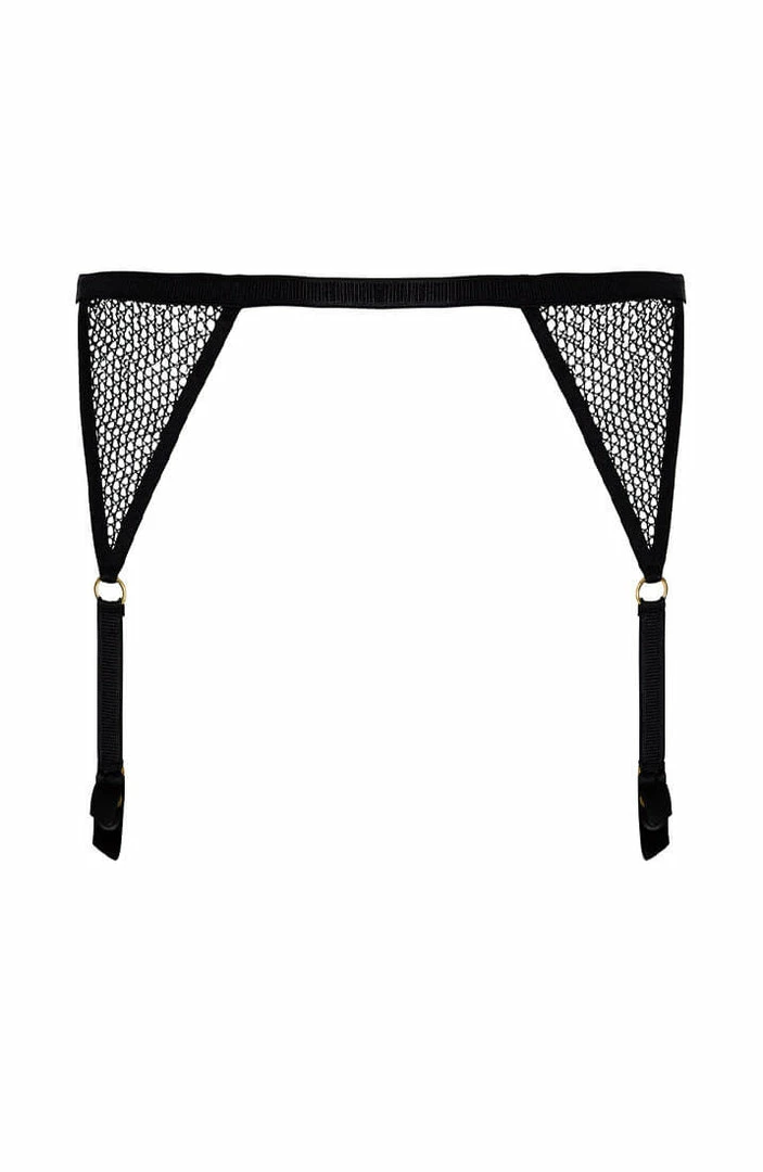 COAXcopenhagen.com LINGERIE Black Garter Belt - London Suspender
