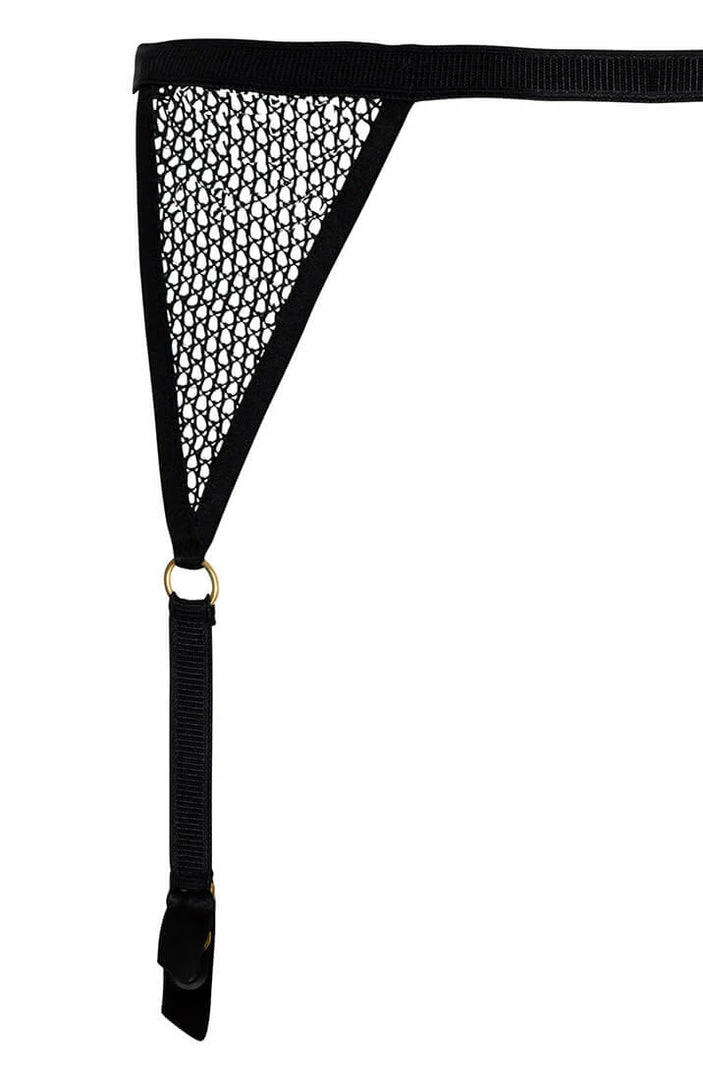 COAXcopenhagen.com LINGERIE Black Garter Belt - London Suspender