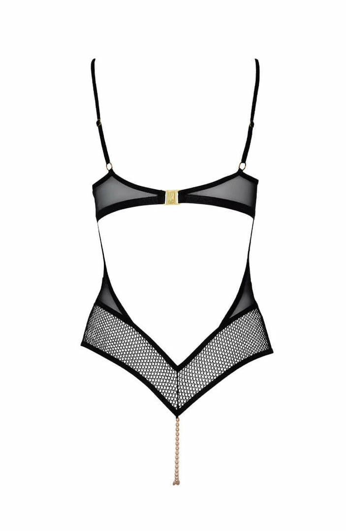 COAXcopenhagen.com Bodysuit With Double Pearl String - London Body