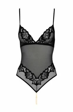 COAXcopenhagen.com Bodysuit With Double Pearl String - London Body