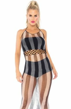 COAXcopenhagen.com Black & White Cover-up Dress - Ibiza Vibes