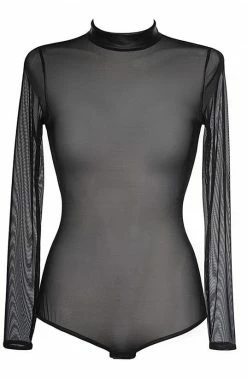COAXcopenhagen2 Sheer Black Bodysuit - NONCHALANT LINGERIE