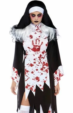 COAXcopenhagen2 COSTUMES Creepy Nun Costume - No Go Nun