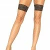 COAXcopenhagen2 HOSIERY Nude Fishnet Pantyhose With Faux Garter