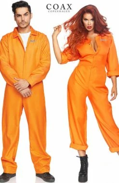 COAXcopenhagen.com COSTUMES Orange Prison Jumpsuit - Mugshot Ready