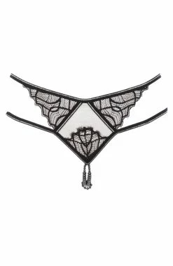 COAXcopenhagen.com Panty With Double Pearl String - Manhattan Panty LINGERIE