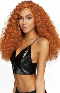 COAXcopenhagen.com Long Curly Ginger Red Wig ACCESSORIES