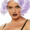 COAXcopenhagen2 Purple Curly Bob Wig Flappers & Gatsby