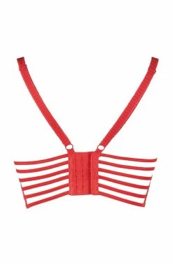 COAXcopenhagen.com Pink Lace Bustier Bra - SIREN