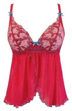 COAXcopenhagen.com LINGERIE Pink Chemise & String - PURE PASSION