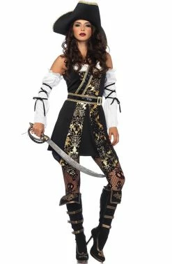 COAXcopenhagen2 COSTUMES Pirate Costume - Black Sea Buccaneer