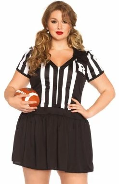 COAXcopenhagen2 COSTUMES Plus Size Referee Costume - Touch Down Tammie