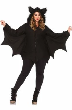 COAXcopenhagen2 COSTUMES Plus Size Bat Costume - Flirty Fleece Bat