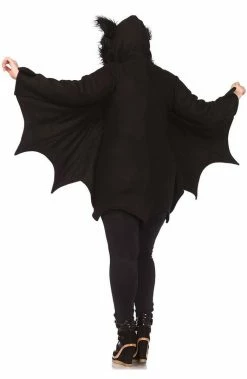 COAXcopenhagen2 COSTUMES Plus Size Bat Costume - Flirty Fleece Bat