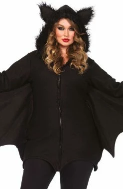 COAXcopenhagen2 COSTUMES Plus Size Bat Costume - Flirty Fleece Bat