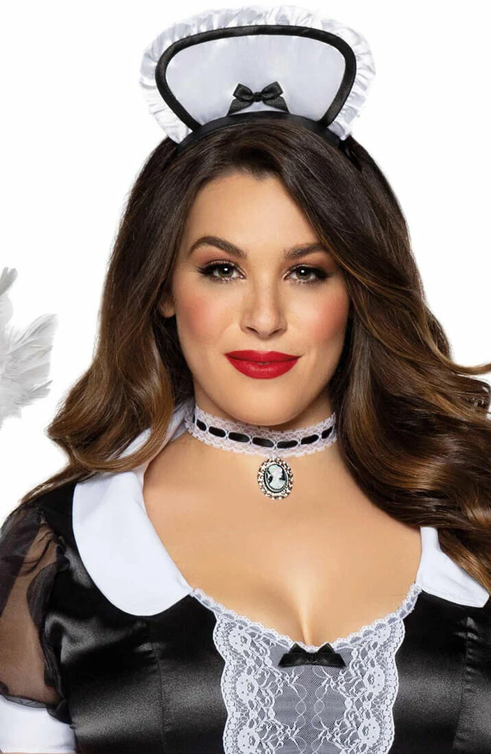 COAXcopenhagen.com Plus Size French Maid Costume - Mistress Maid RolePlay