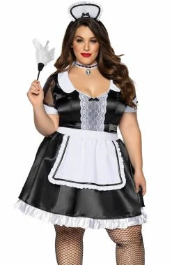 COAXcopenhagen.com Plus Size French Maid Costume - Mistress Maid RolePlay