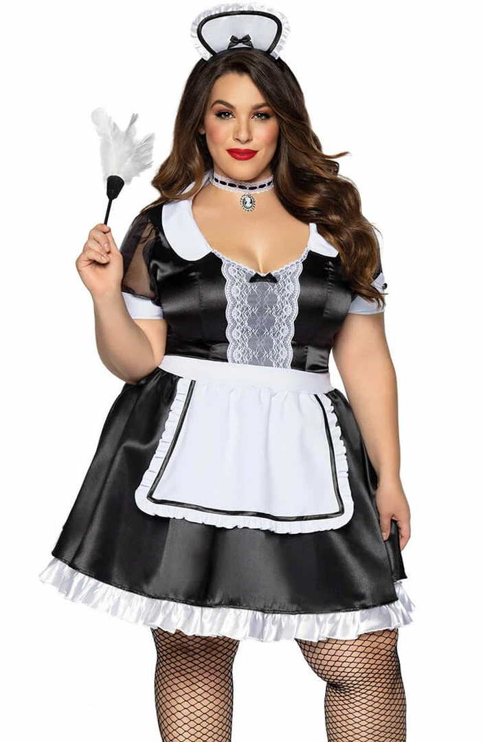 COAXcopenhagen.com Plus Size French Maid Costume - Mistress Maid RolePlay
