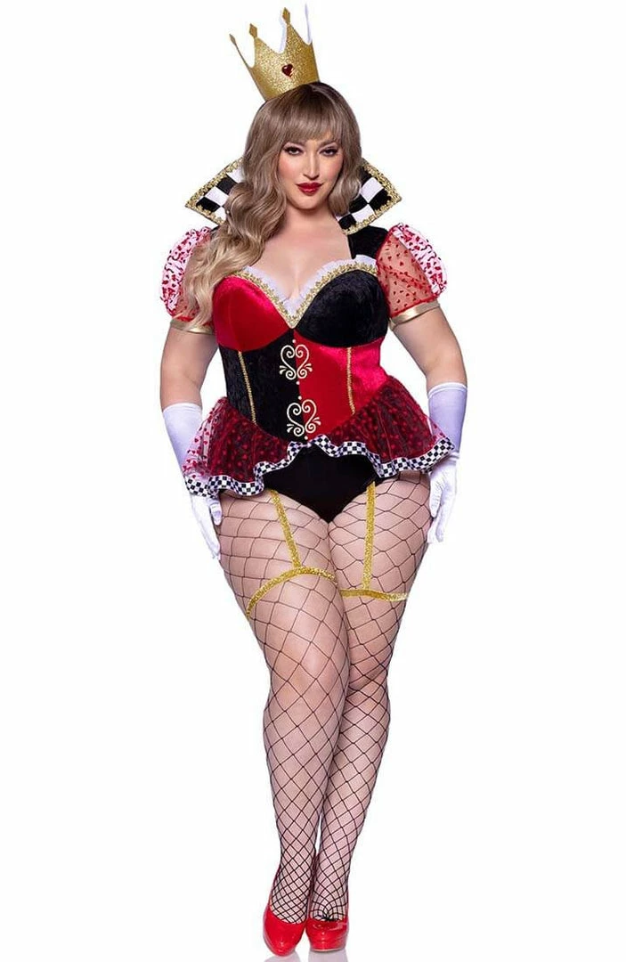 COAXcopenhagen.com Plus Size Queen Of Hearts Costume - Red Wonderland Queen