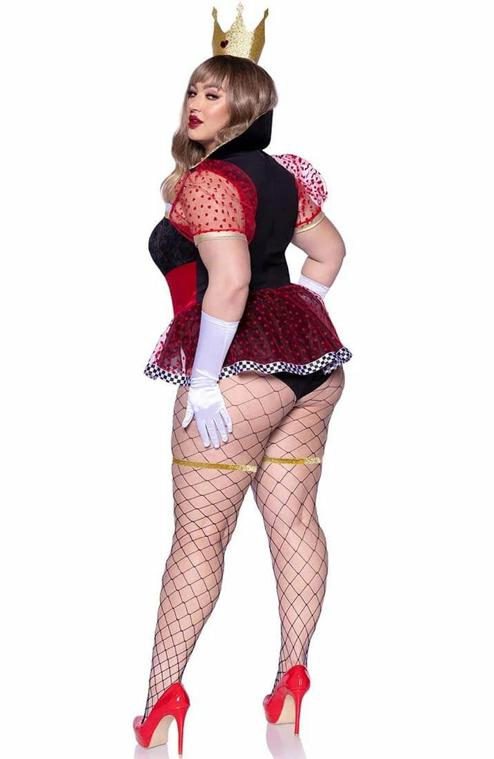 COAXcopenhagen.com Plus Size Queen Of Hearts Costume - Red Wonderland Queen