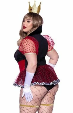 COAXcopenhagen.com Plus Size Queen Of Hearts Costume - Red Wonderland Queen
