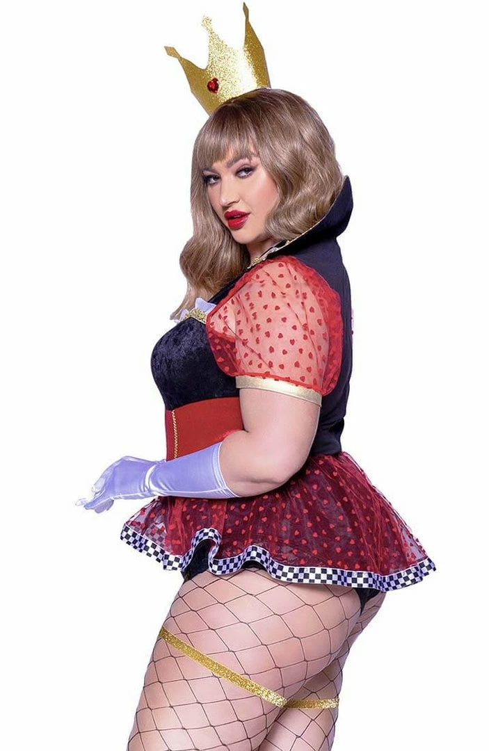 COAXcopenhagen.com Plus Size Queen Of Hearts Costume - Red Wonderland Queen