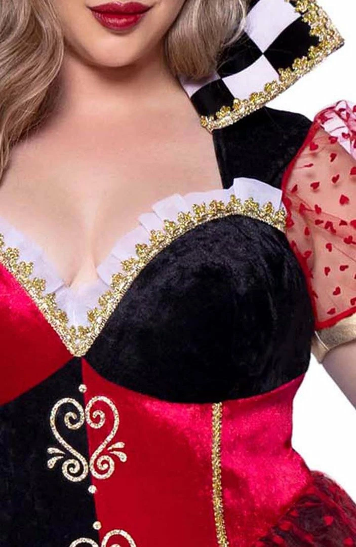 COAXcopenhagen.com Plus Size Queen Of Hearts Costume - Red Wonderland Queen