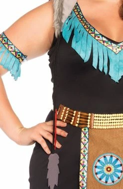 COAXcopenhagen2 Plus Size Indian Costume - Wolf Warrior COSTUMES