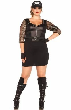COAXcopenhagen2 Plus Size Police Costume - Hands Up COSTUMES