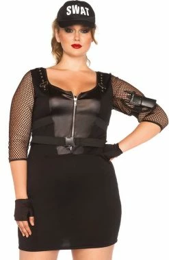 COAXcopenhagen2 Plus Size Police Costume - Hands Up COSTUMES