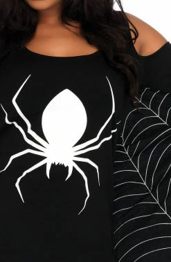 COAXcopenhagen2 COSTUMES Plus Size Spider Costume - Miss Black Spider