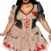 COAXcopenhagen.com Plus Size Voodoo Doll Costume - Deadly Doll COSTUMES
