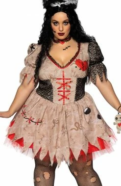 COAXcopenhagen.com Plus Size Voodoo Doll Costume - Deadly Doll COSTUMES