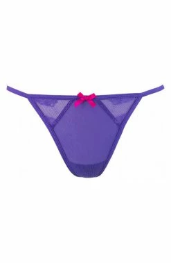 COAXcopenhagen.com Purple Chemise & String - DANITY