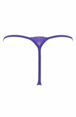 COAXcopenhagen.com Purple Chemise & String - DANITY