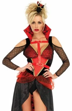 COAXcopenhagen2 COSTUMES Queen Of Hearts Costume - Red Rebel Queen