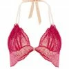 COAXcopenhagen.com Red Bralette With Pearl Strand - Sydney Bra Bras