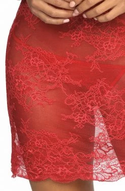 COAXcopenhagen.com Red Lace Lingerie Dress - ECLIPSE