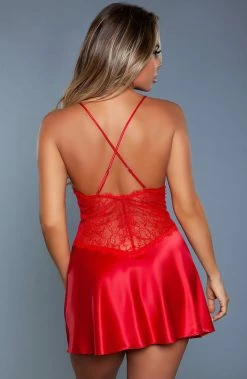 COAXcopenhagen.com Red Satin Nightie - The Affair