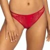 COAXcopenhagen.com LINGERIE Red Wet Look Thong - Emotional Vibes