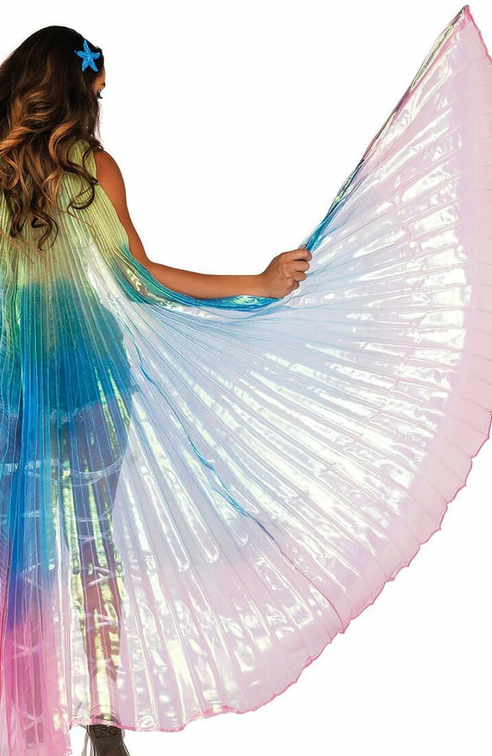 COAXcopenhagen2 Rave Costumes Rainbow 360 Degree Isis Wings