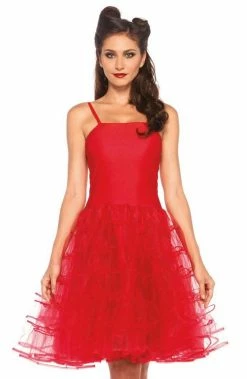 COAXcopenhagen2 Red Rockabilly Swing Dress ACCESSORIES