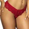 COAXcopenhagen.com LINGERIE Red String Panty - TANTALIZING