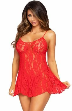 COAXcopenhagen.com Red Lingerie Dress - Feel My Passion